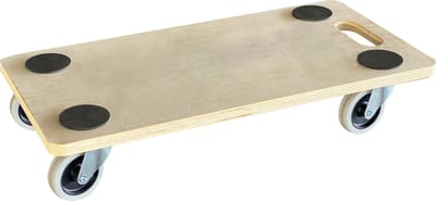 T4all Transporthulp - 200kg draagkracht - Meubelroller - Hondje / trolley - 58x30cm - met 4 zwenkwielen