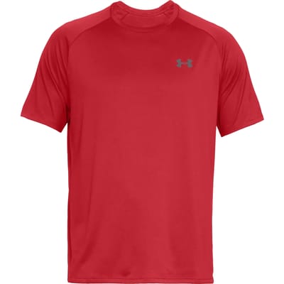 Under Armour UA Tech 2.0 Short Sleeve Tee Heren Sportshirt - Rood - Maat S