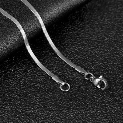 Aramat Jewels sieraden - Smalle slangen ketting - 1.6mm - 55cm - RVS