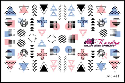 Korneliya Airbrush Waterdecal AG 411