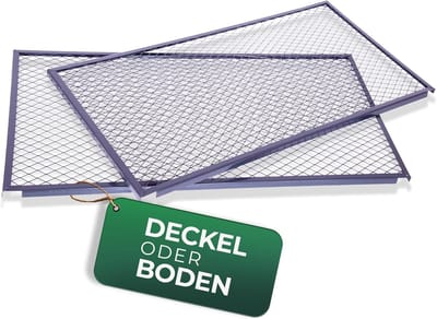 Novatool tuincompostbak deksel of bodem, compostbak met uitbreidbaar plug-in systeem, gepoedercoate metalen compostbak met 1000 liter inhoud, compost compostrooster compostbak biologische gazoncompostbak