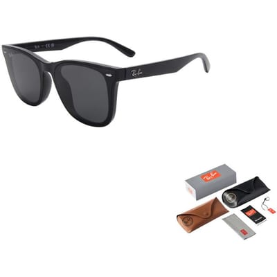 RayBan Zonnebril UV-bescherming Plaat Montuur Vierkante Zonnebril 65 zwart