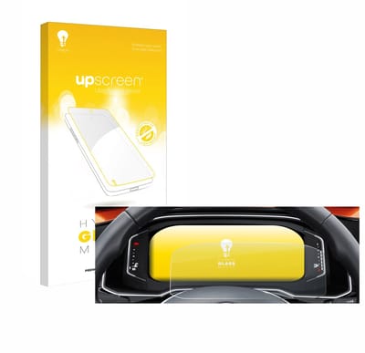 upscreen - Screenprotector voor Volkswagen Polo 6 Digital Cockpit Pro - Folie Beschermfolie Beschermglas matte