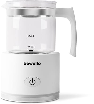 Elektrische Melkopschuimer – Melk Schuimer voor Cappuccino & Latte – Warm en Koud Opschuimen – 250 ml – 600W [BW1017]