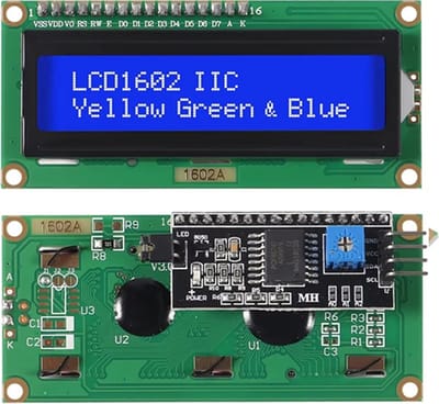 1602 LCD blauw backlight met I2C voorgesoldeerd - geschikt voor Arduino