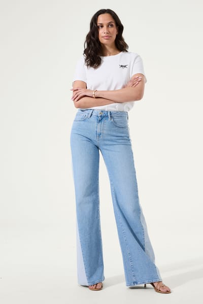 GARCIA Celia Wide Dames Wide Fit Jeans Blauw