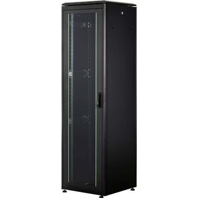 Digitus DN-19 42U-6/6-B-1 19inch-patchkast (b x h x d) 600 x 2053 x 600 mm 42 HE Zwart (RAL 9005)