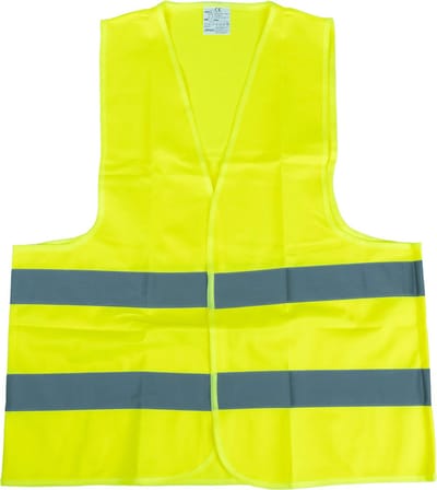 AMiO Veiligheidsvest Geel SV-01 Reflecterend Hesje met ISO Certificaat (120gr/m)