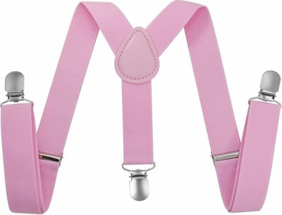 Fako Fashion - Kinder Bretels - Kinderbretels - Effen - 65cm - Roze