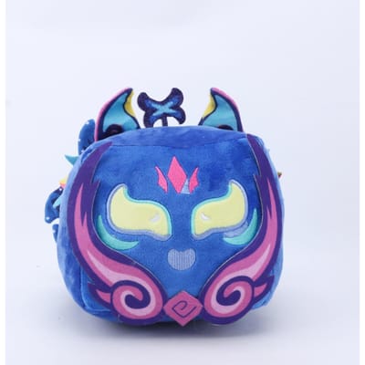 Kawaii Vos Blox Fruits Pluche Zacht Knuffeldier Spel Vruchten Kussen Speelgoed Gas Blox Fruits Pluche Geweldige Cadeaus Slaapkamer Decoratie 18cm blue