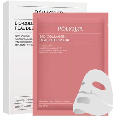 Diep Collageen Transparant Hydraterend Masker 5PCS rood