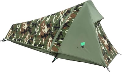 1-persoons Biwaktent Biwakzak Tent Trekkingtent Campingtent Minipack Licht, 3 tot 4 seizoenen voor outdoor kamperen, wandelen, reizen en klimmen