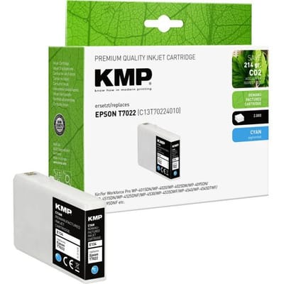 KMP Inktcartridge vervangt Epson T7022 Compatibel Cyaan E134 1620,4003