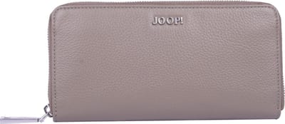 JOOP! Leren Portemonnee Vivace Melete Purse Fungi Grijs
