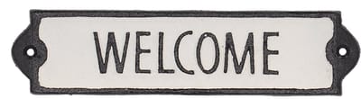 Bordje welcome van gietijzer