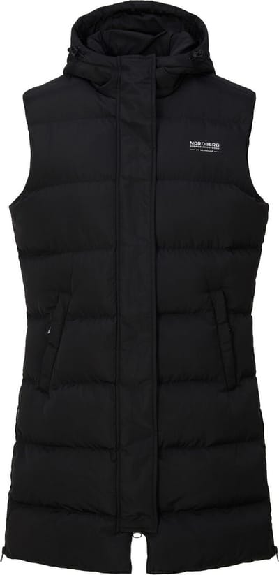 Nordberg Puffy Bodywarmer Helle - Dames - Zwart - Maat M