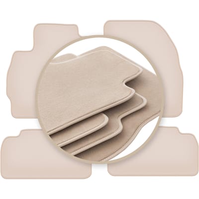 PREMIUM beige vloermatten voor: Mazda Premacy III minivan 2010-