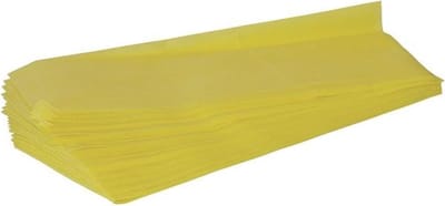 Stofwisdoekjes viscose 25x60cm set à 25 geel | 25 stuks