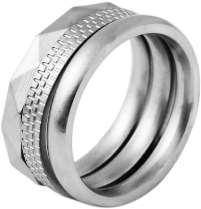 AKZENT Akzent dames ring Dacia, zilverkleurig, duurzaam