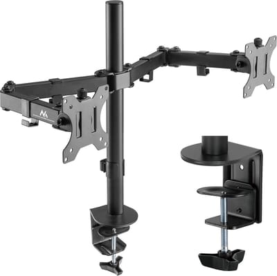 Maclean - Monitorhouder - Bureauhouder voor 2 monitoren LCD-LED - 17- 32'' MC-884