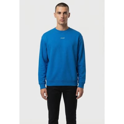 Closed Crew Sweatshirt T-shirts Oceanic Blue Size: L | Sweaters Outlet | Heren | Blauw