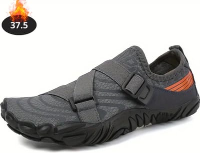 Livano Waterschoenen Voor Kinderen & Volwassenen - Aqua Shoes - Aquaschoenen - Afzwemschoenen - Zwemles Schoenen - Donkergrijs - 37.5