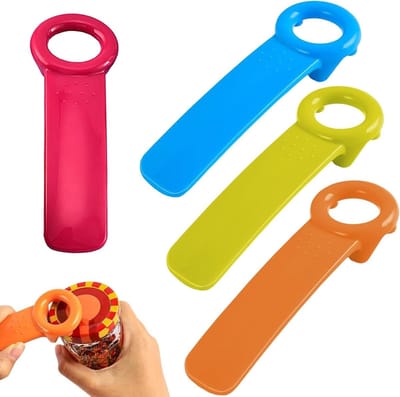4 Stuks Universele Dekselopener voor Flessen en Blikken, Ideaal voor Bier, Frisdrank en Cocktails