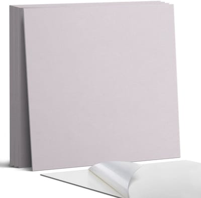 Coloray Wandpanelen Zelfklevend - Lichtpaarse kleur Zelfklevende Wandpanelen - 50 cm x 50 cm - Paars Wandpaneel PVC - 4 stuks - Eénkleurige Wandpanelen Zelfklevend - Wandbord Keuken - Wandpaneel Badkamer