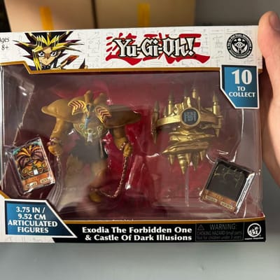 Originele 3,75 Inch Model Duel Monsters Rode Ogen Draak Harpie Dame Poortwachter Kasteel van Duistere Illusies Actiefiguur Speelgoed 10cm