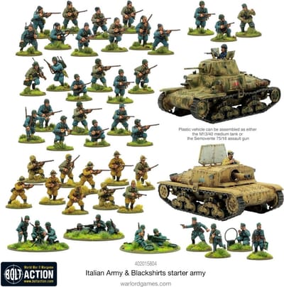 Italian Army & Blackshirts Starter Army