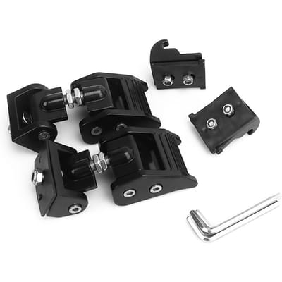 Motorkap Vergrendeling Vanghaak Afdekking Gespen Sloten Passen voor JK 2007?2017 Accessoires black