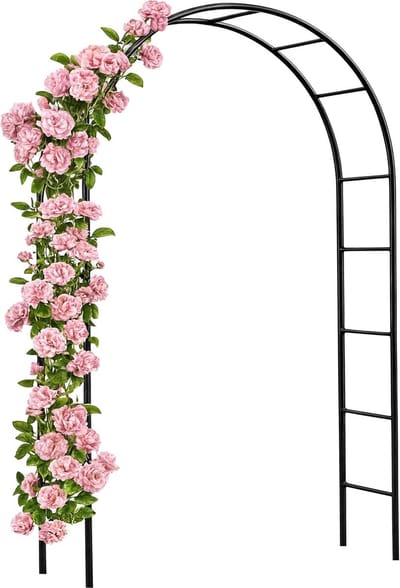 Stabiele Metalen Rozenboog 240x140cm - Weerbestendige Klimhulp voor Tuin en Entree