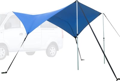Universele Luifel voor Auto, Bestelbus en Camper - Zon- en Regenbescherming