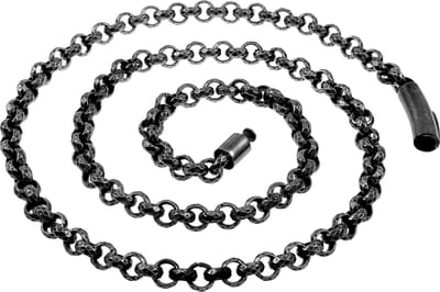 67cm x 7mm Ketting Heren - Verouderd Roestvrij Staal - Ronde Schakelsketting