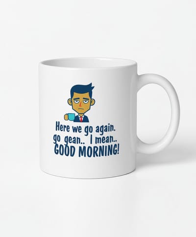 Goedemorgen Koffiemok - Grappige Mok voor Koffieliefhebbers