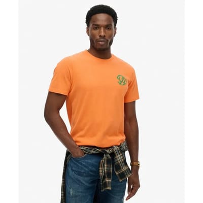 Superdry Sd &amp; co. Relaxed T-shirt Orange Grootte: Xxxl