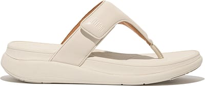 FitFlop F-Mode Go Adjustable Flatform Toe-Post Sandals Vrouwen - Paris Beige