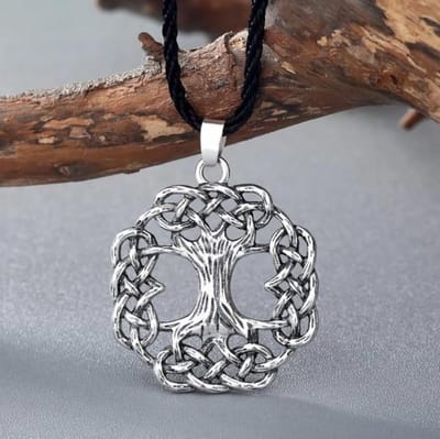 Levensboom in Knoop - Tree of Life - Yggdrasil - ‎Ketting - Viking - Halloween - Spiritueel - Hanger - Accessoires - Larpcenter.nl - Cadeau - Keltisch- Sieraden
