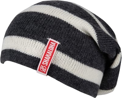 Shakaloha Gebreide Wollen Muts Heren & Dames Beanie Hat van merino wol zonder voering - Bond Beanie MrnRv AntraSnw Unisex - One Size Wintermuts