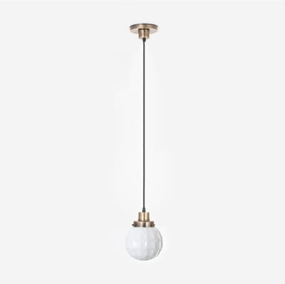Hanglamp aan snoer Artichoke 20's Brons - Art Deco Trade