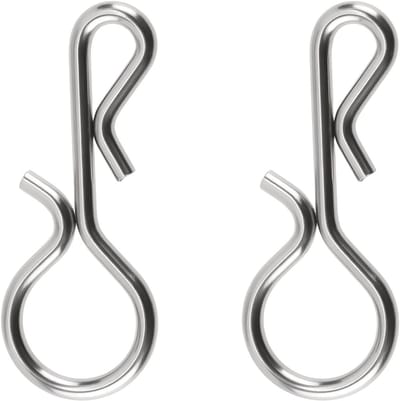 100 stuks RVS Stinger Clips voor Vissnapverbindingen - Ideaal voor Zoutwater- en Lurevisserij, Duurzaam en Betrouwbaar