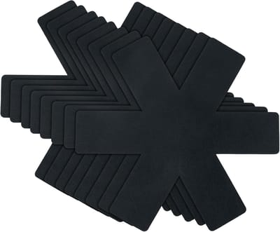 Pannenbeschermers – Set van 8 – 30 x 30 x 0,2 cm – Non-woven pannenmatten – Beschermers voor antiaanbakpannen – Hitte-isolerende matten – Voor het stapelen van kookgerei in kasten
