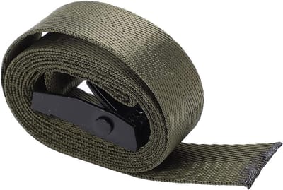 Zware Spanbanden - Nylon Banden - Vracht Vervoer - Roestbestendige Gespen - 5 Meter Lengte - Zwart