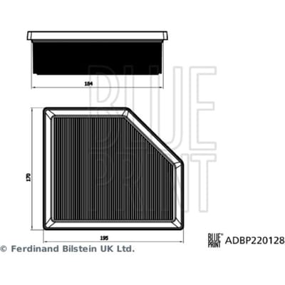 Luchtfilter BLUE PRINT ADBP220128