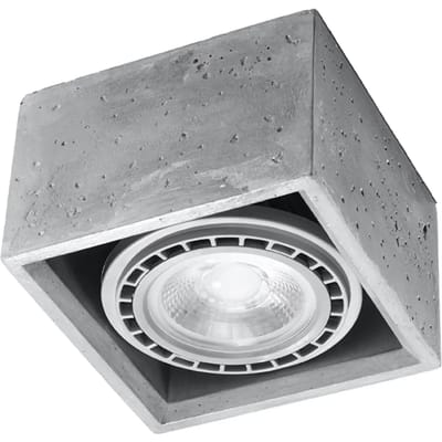Betonnen plafondlamp Sollux Lighting Quatro 1