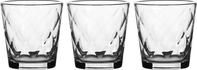 Bormioli Rocco Drinkglazen Kaleido - 3x stuks - glas - 240 ml - transparant - waterglazen