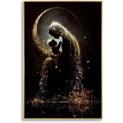Schilderij On Canvas Maternity Laquared With Frame -a 60×3,5×90 cm