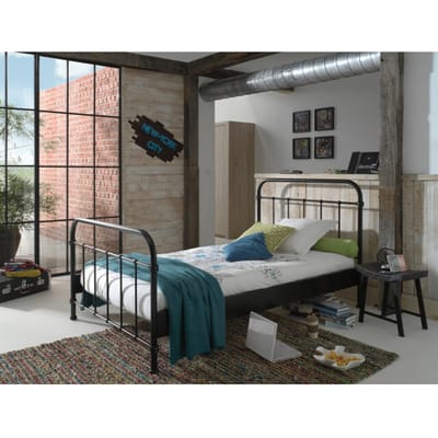 LUCEVI - New York Bed 120x200cm - Zwart