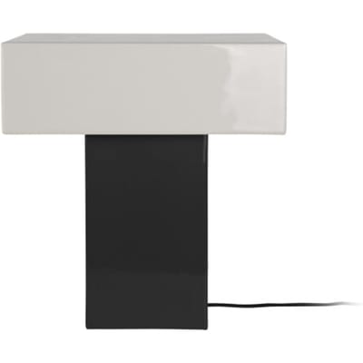 Leitmotiv tafellamp grato recto black w. warm grey
