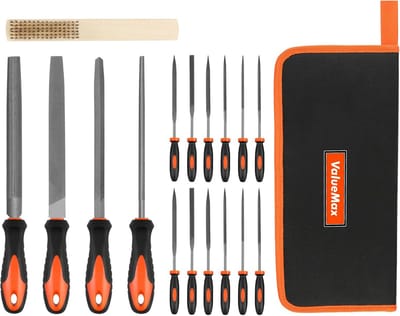 Houten Vijlenset - Gereedschap Set - Metaal Bewerken - 17 Delig - 35cm Lengte